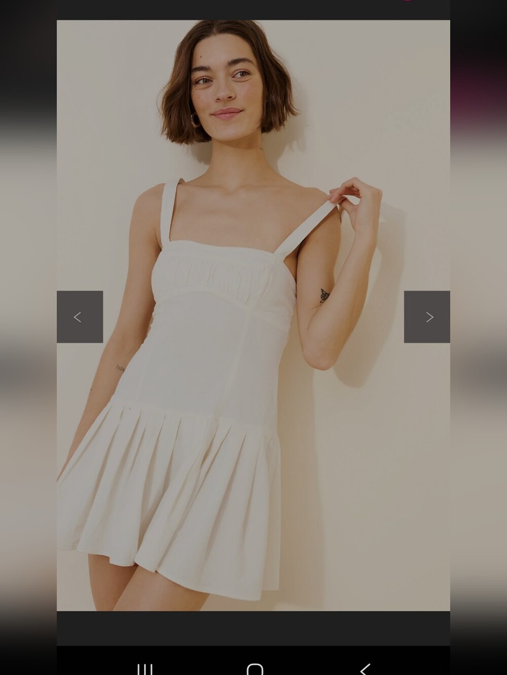Free People Ivory Sundress